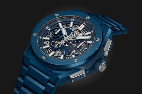 hublot big bang black blue|big bang integrated blue sapphire.